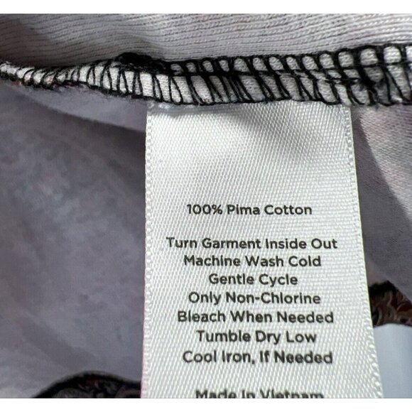 Talbots Women's Top Size 1X Colorful Paisley 100% Pima Cotton Long Sleeves - Picture 5 of 6